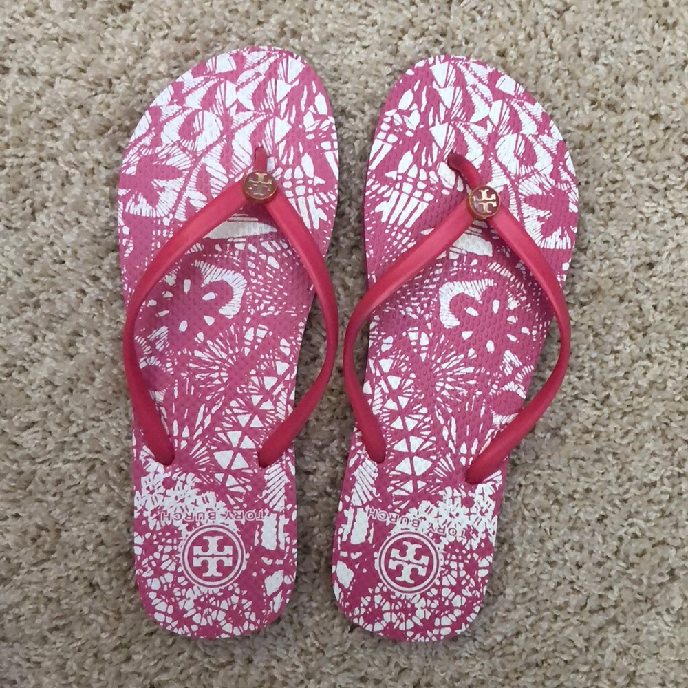 tori burch flip flops